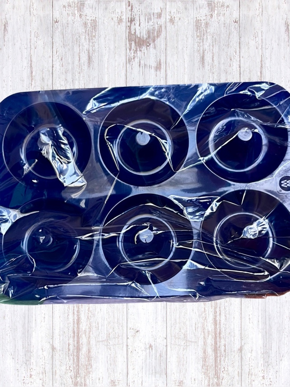 Weight Watchers Silicone Bagel or Donut Silicone Baking Pan Blue NEW - Picture 6 of 8